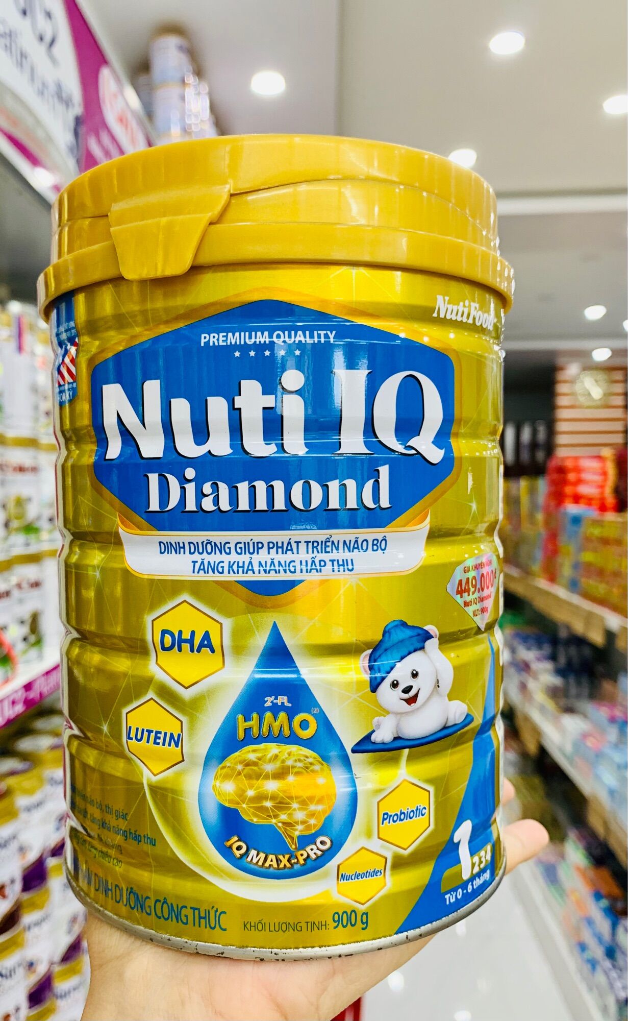 Công ty - nuti iq diamond số 1 - dành cho bé từ 0-6 tháng tuổi