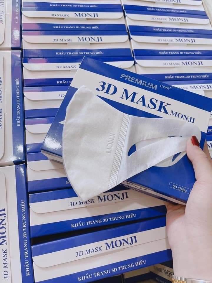 KHẨU TRANG 3D MASK 1h 50 cái