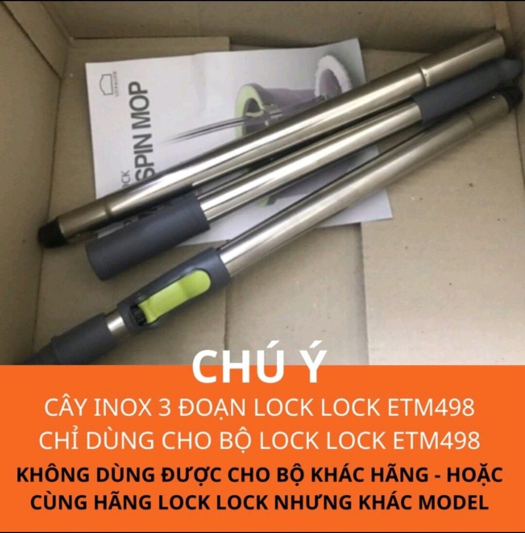 Cây Inox 3 đoạn Lock & Lock EMT 498 ( Không bao gồm mâm xoay)