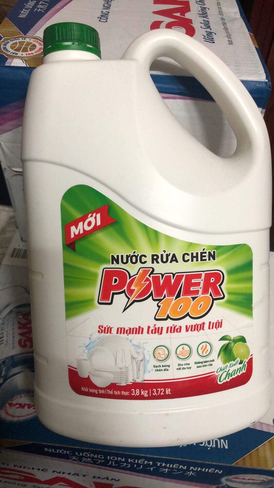 Nước rửa chén power 100 nguyên seal