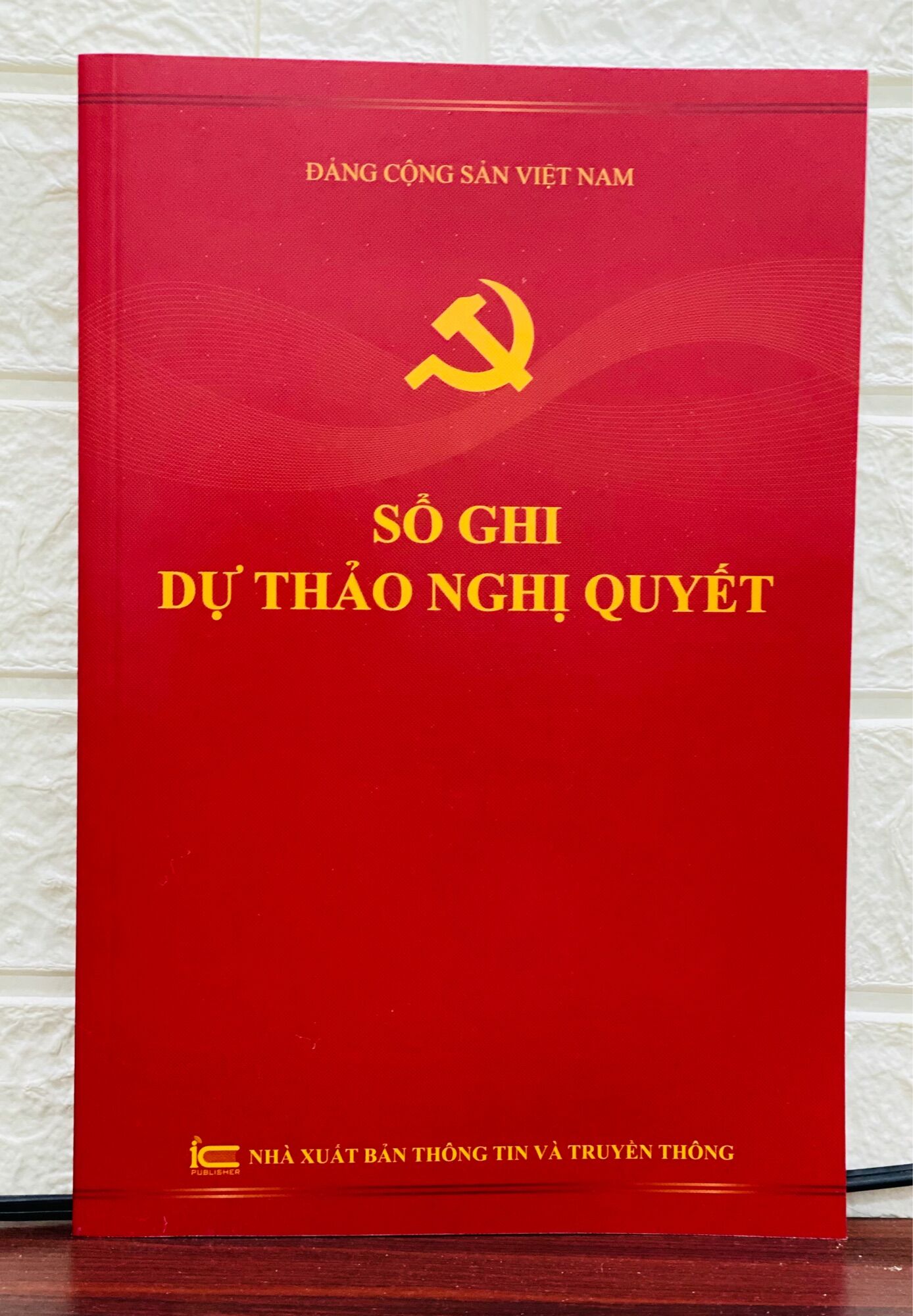 Sổ ghi dự thảo nghị quyết - 200 trang