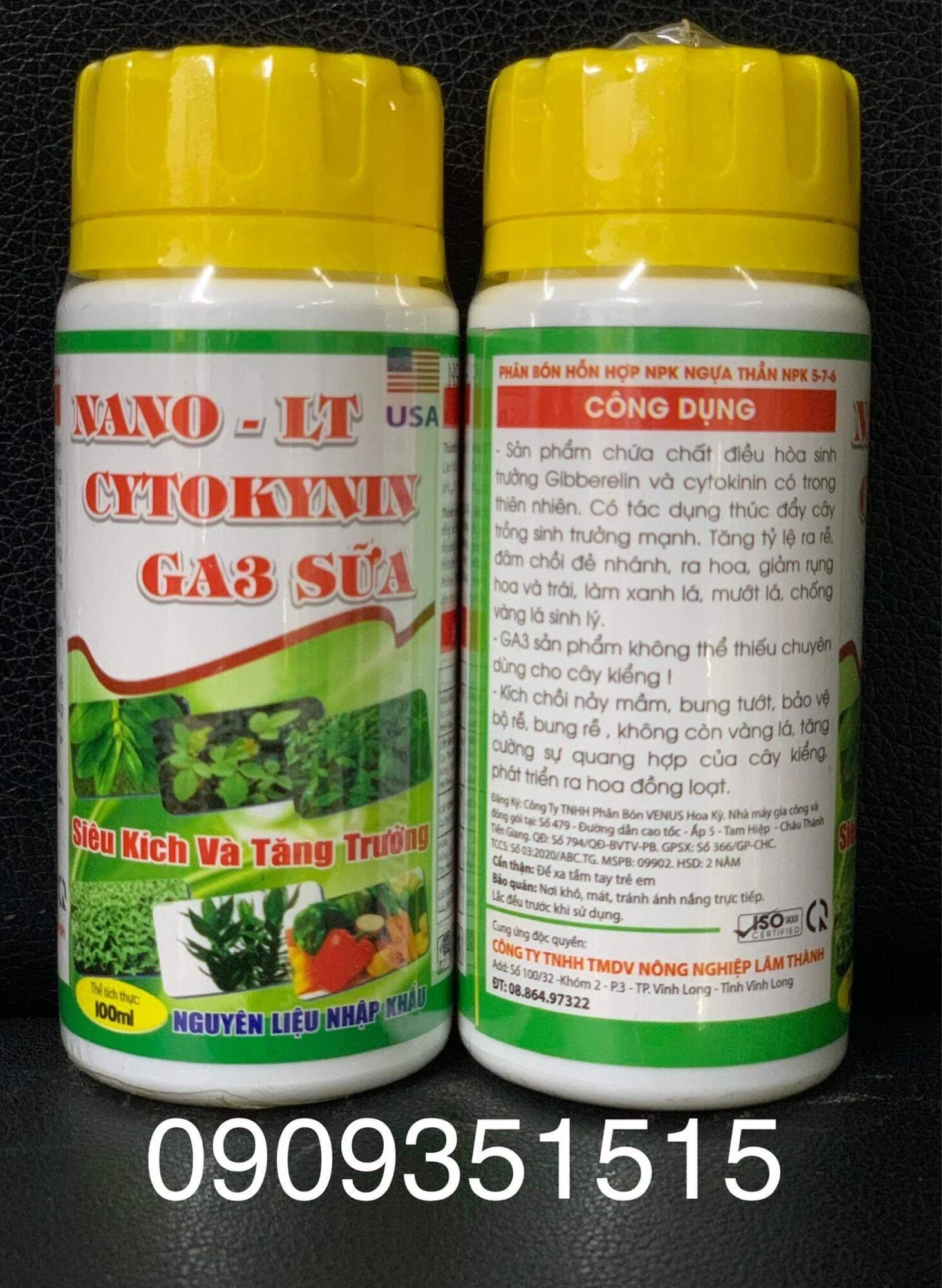 Phân Bón Kích Thích Sinh Trưởng Cytokinin GA3