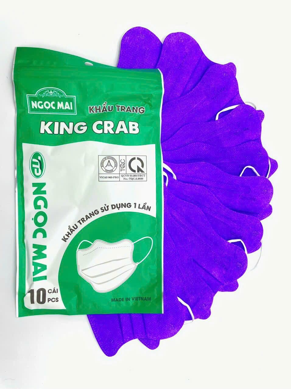 [FREESHIP MAX] - Khẩu Trang King Crab - Kho Sỉ Hoàng  Thảo