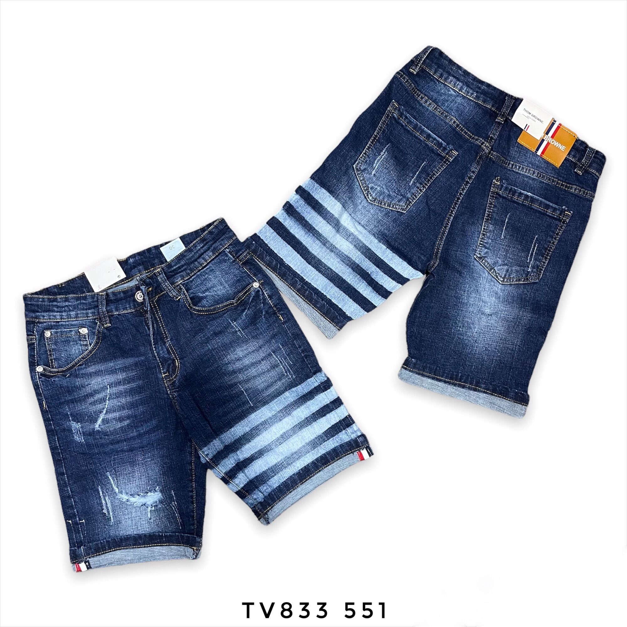 Quần Short Jeans Thom Cao Cấp Newww
