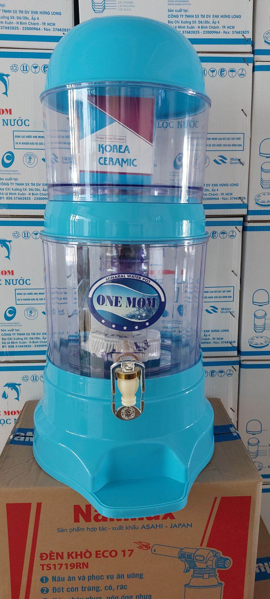 Bình lọc nước tốt màu xanh đẹp