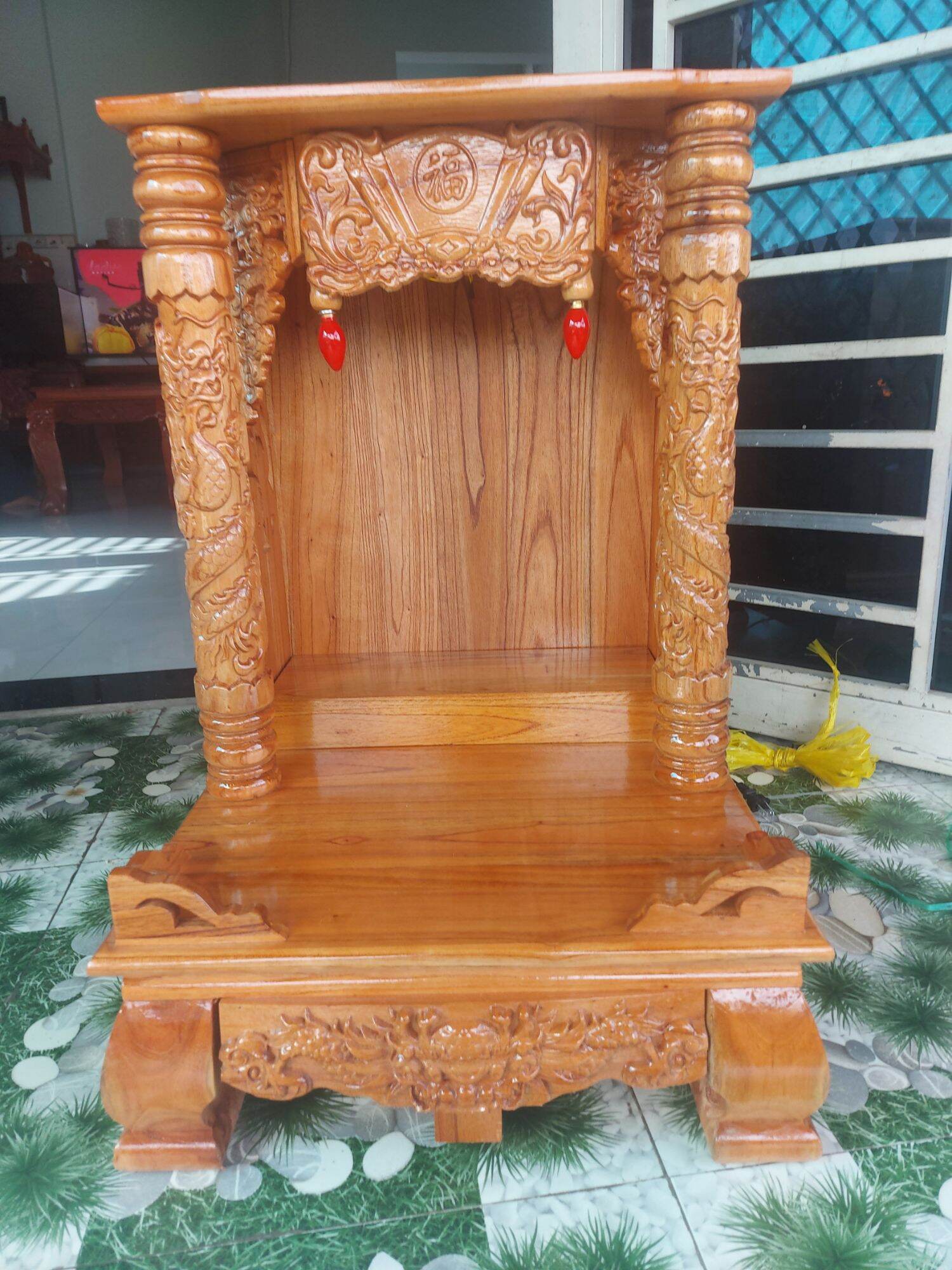 Bàn thờ thần tài ông địa 48 x 68cm cao cấp
