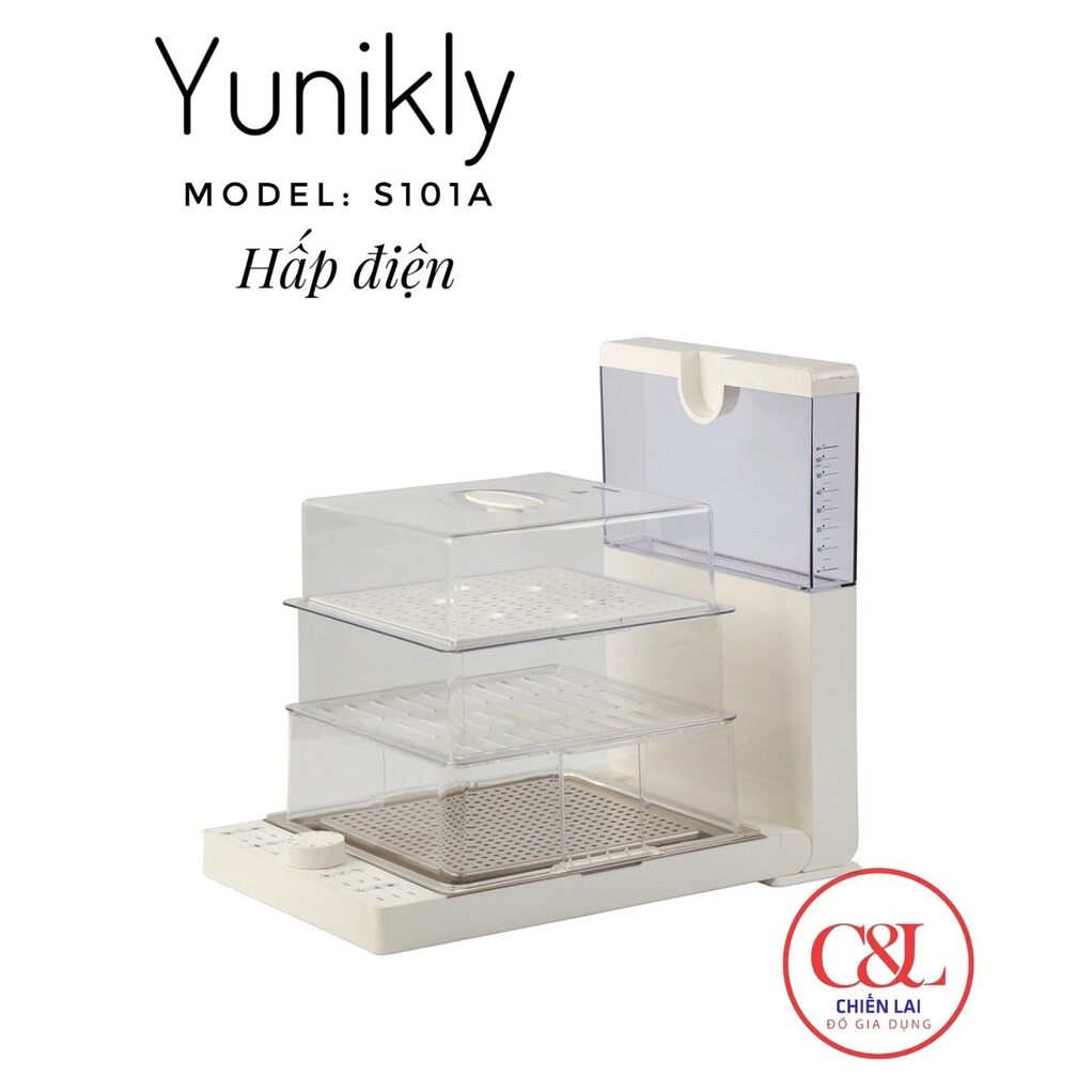 Nồi hấp 3 tầng Yunikly xửng hấp gấp gọn