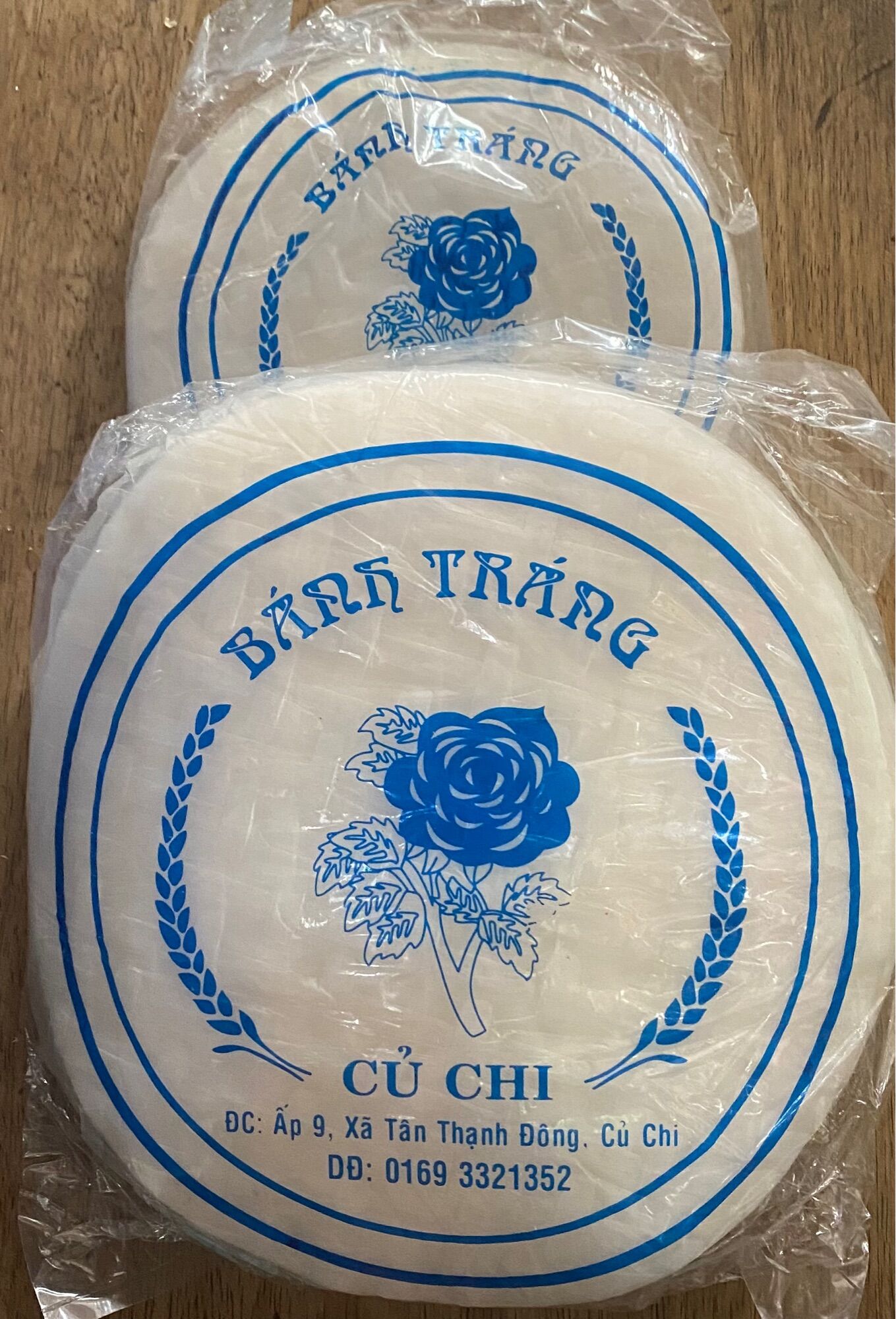 Bánh tráng mỏng Củ Chi loại ngon - gói 500g
