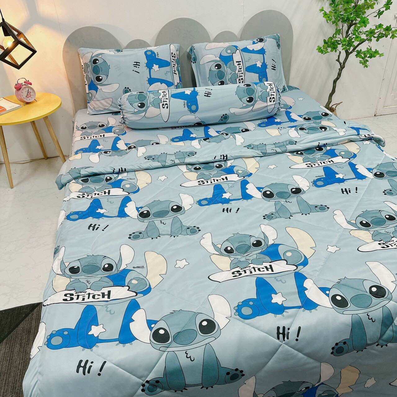 Bộ 5 món Chăn drap/ga áo gối THUN LẠNH HÀN QUỐC