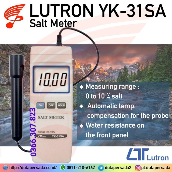 Máy đo độ mặn của nước Lutron YK-31SA (10%)