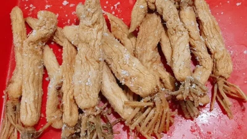 1kg củ cải muối nguyên củ đặc sản vĩnh châu soc trăng