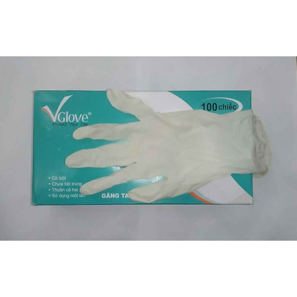 Găng Tay Cao Su Y Tế Có Bột VGlove