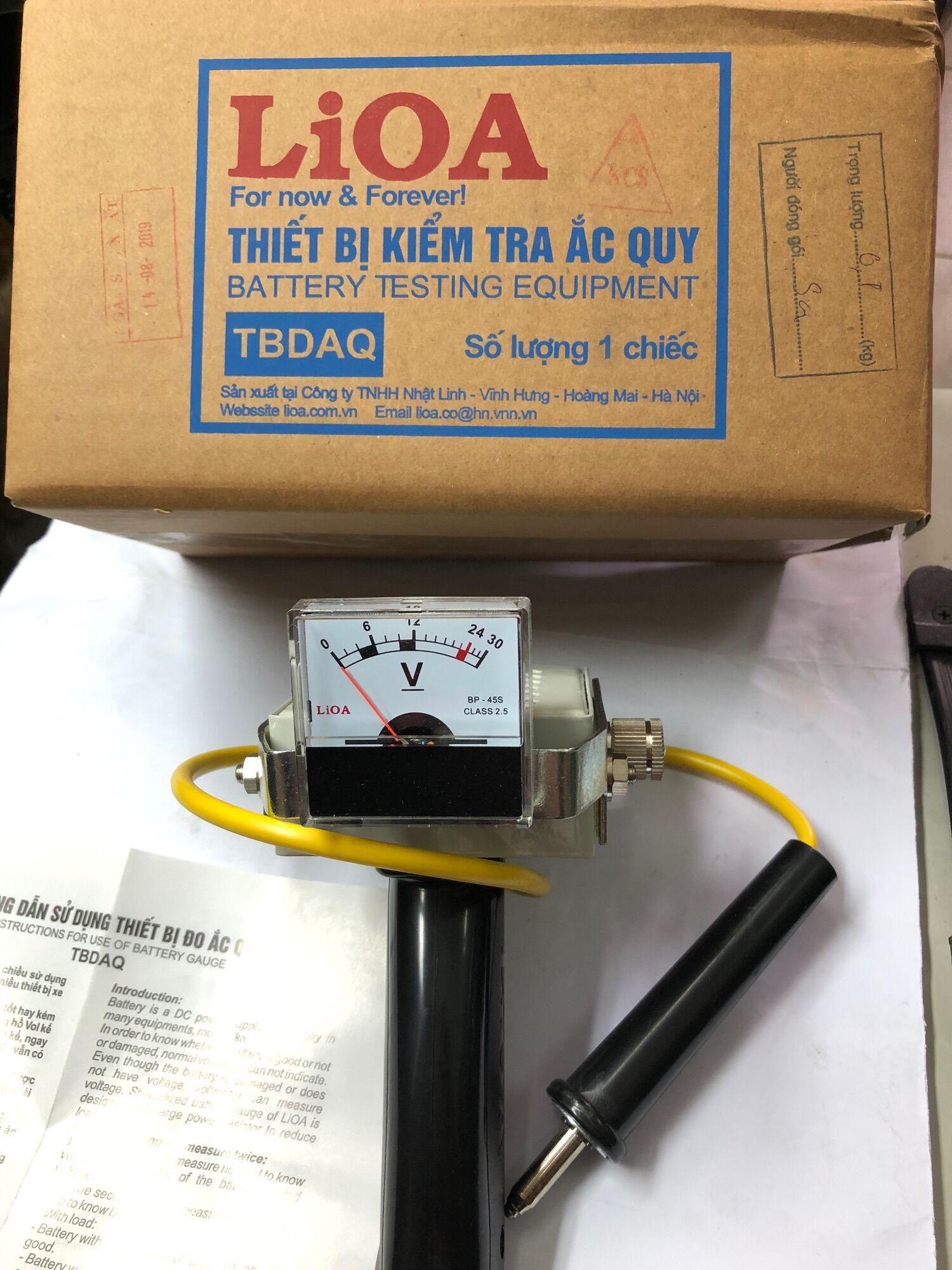 Thiết bị kiểm tra Ắc Quy LiOA