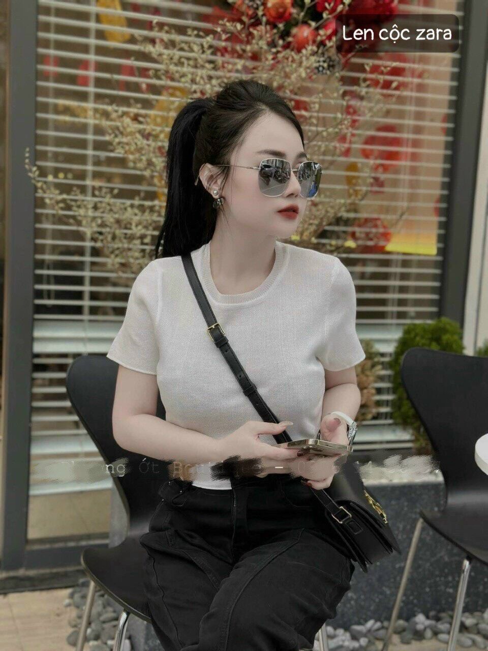 Áo len cộc Zara chuẩn Auth có size