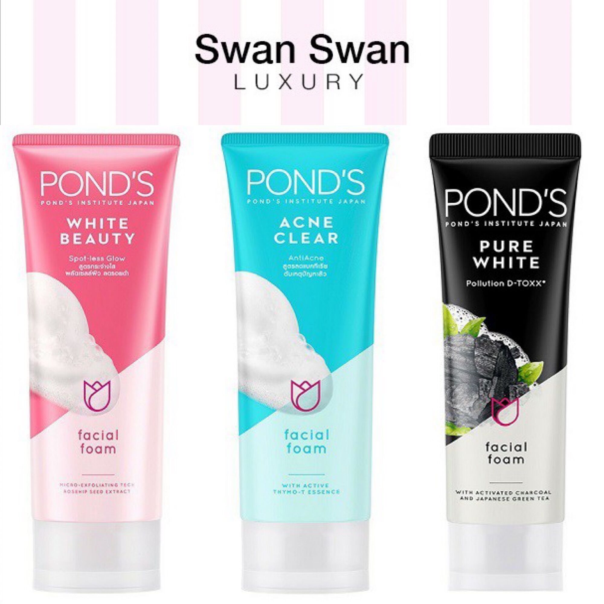Sữa Rửa Mặt Tạo Bọt Sạch Sâu Da Mềm Mịn Ponds