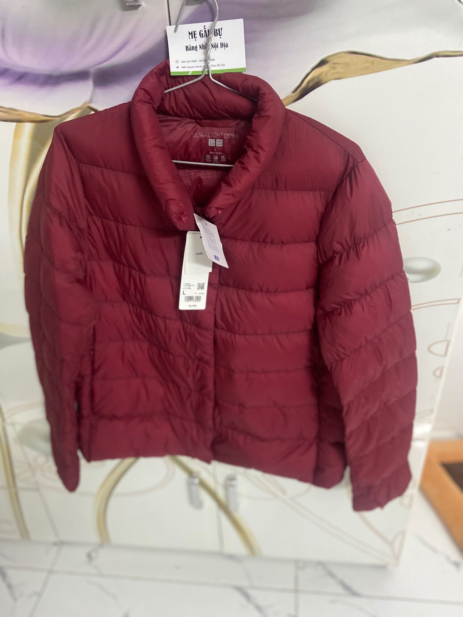 [Sẵn,Hàng Auth, bigsize L, XL] Áo lông vũ Uniqlo cao cấp nội địa Nhật