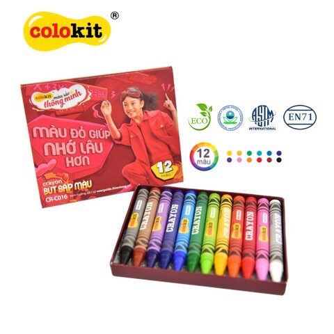 Bút Sáp màu Colokit Thiên Long 12 màu