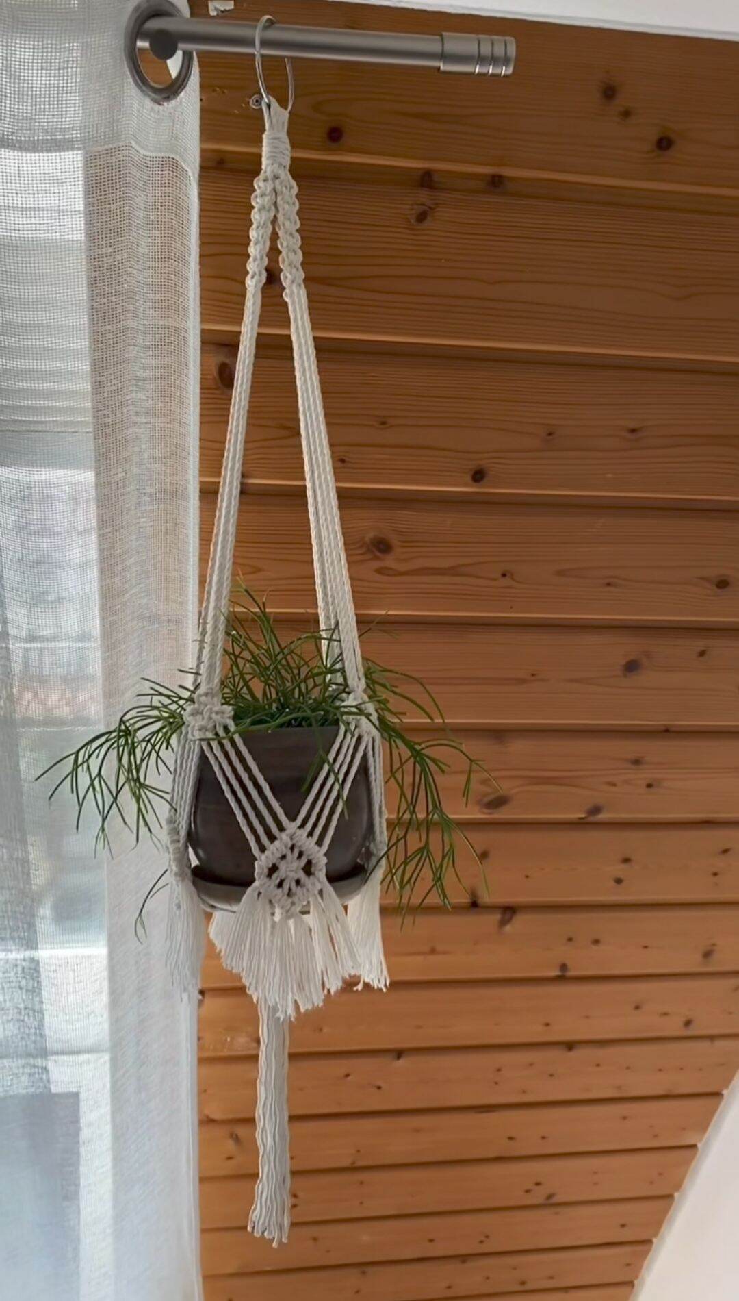 Dây treo chậu hoa cây cảnh tết macrame độc đáo