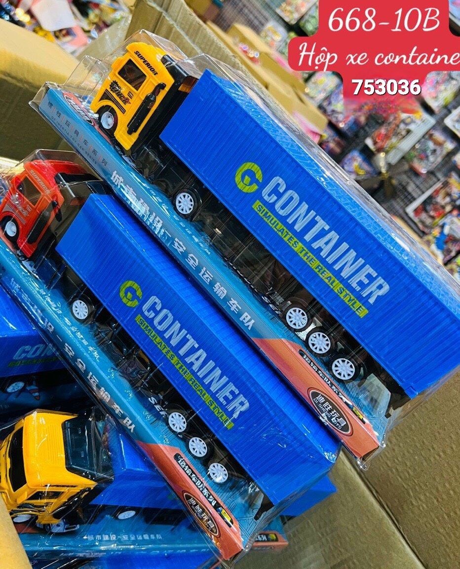 CT_ Xe mô hình container đồ chơi