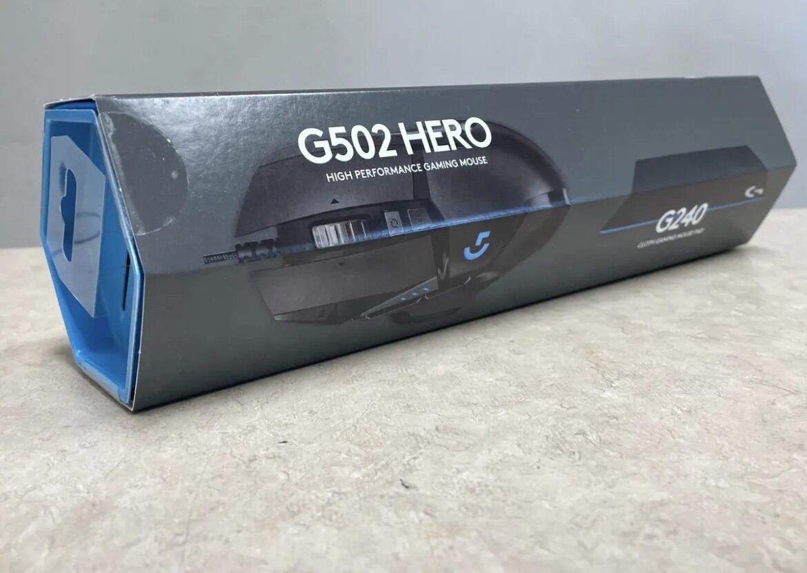 Logitech g502 hero & g240 pad mouse