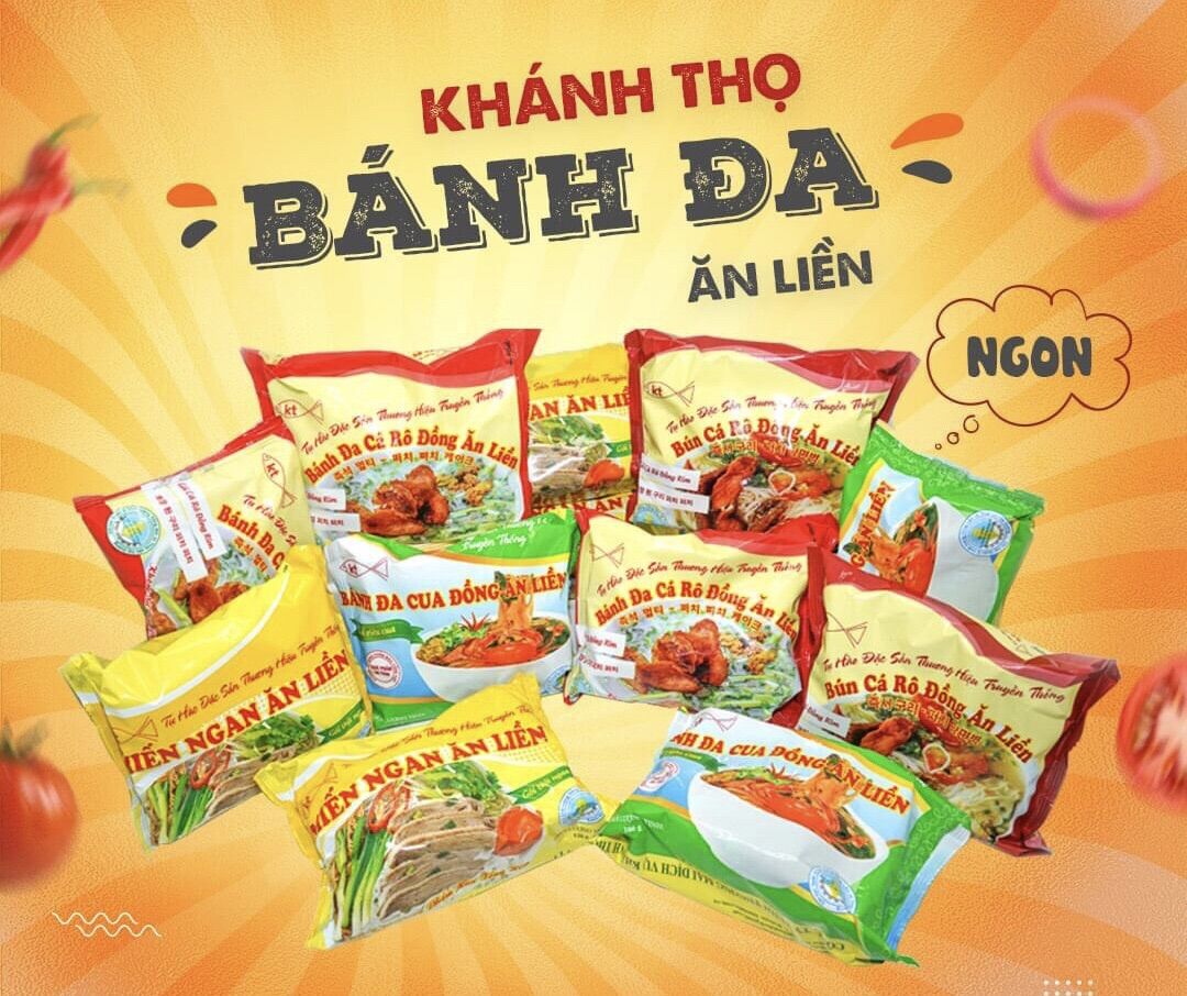 1 Thùng Bún Riêu Cua Ăn Liền Khánh Thọ