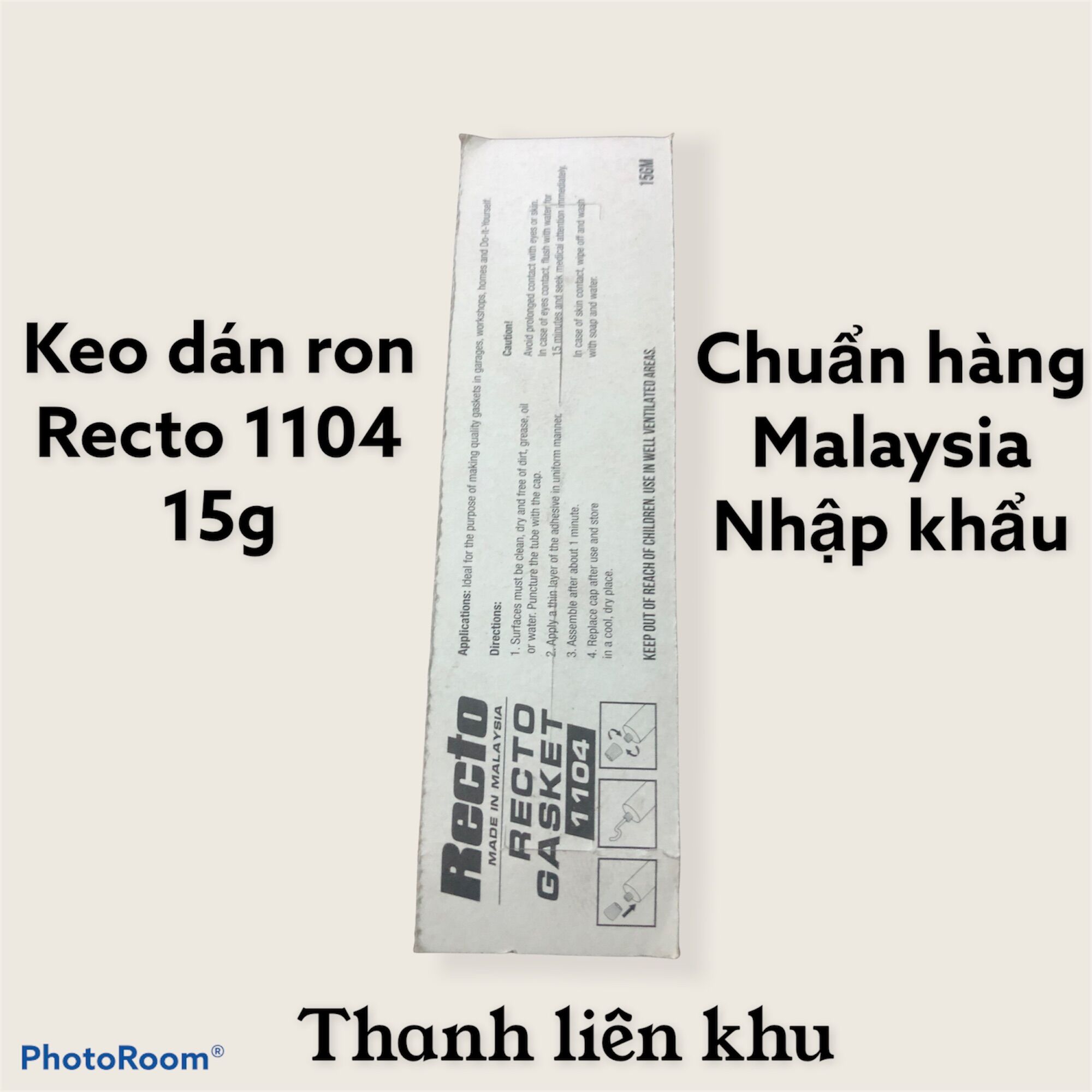 Keo dán ron recto 1104 15g chuẩn hàng Malaysia