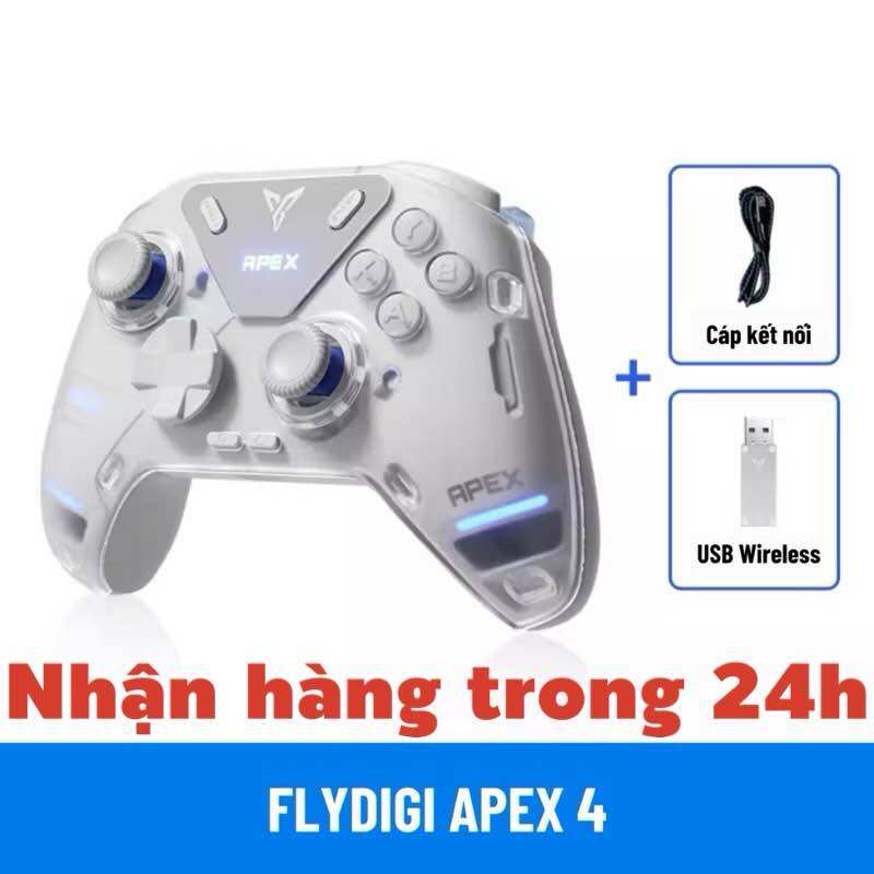 Flydigi Apex 4 | Tay cầm Bluetooth Wireless chơi game trên IOS, Android và PC