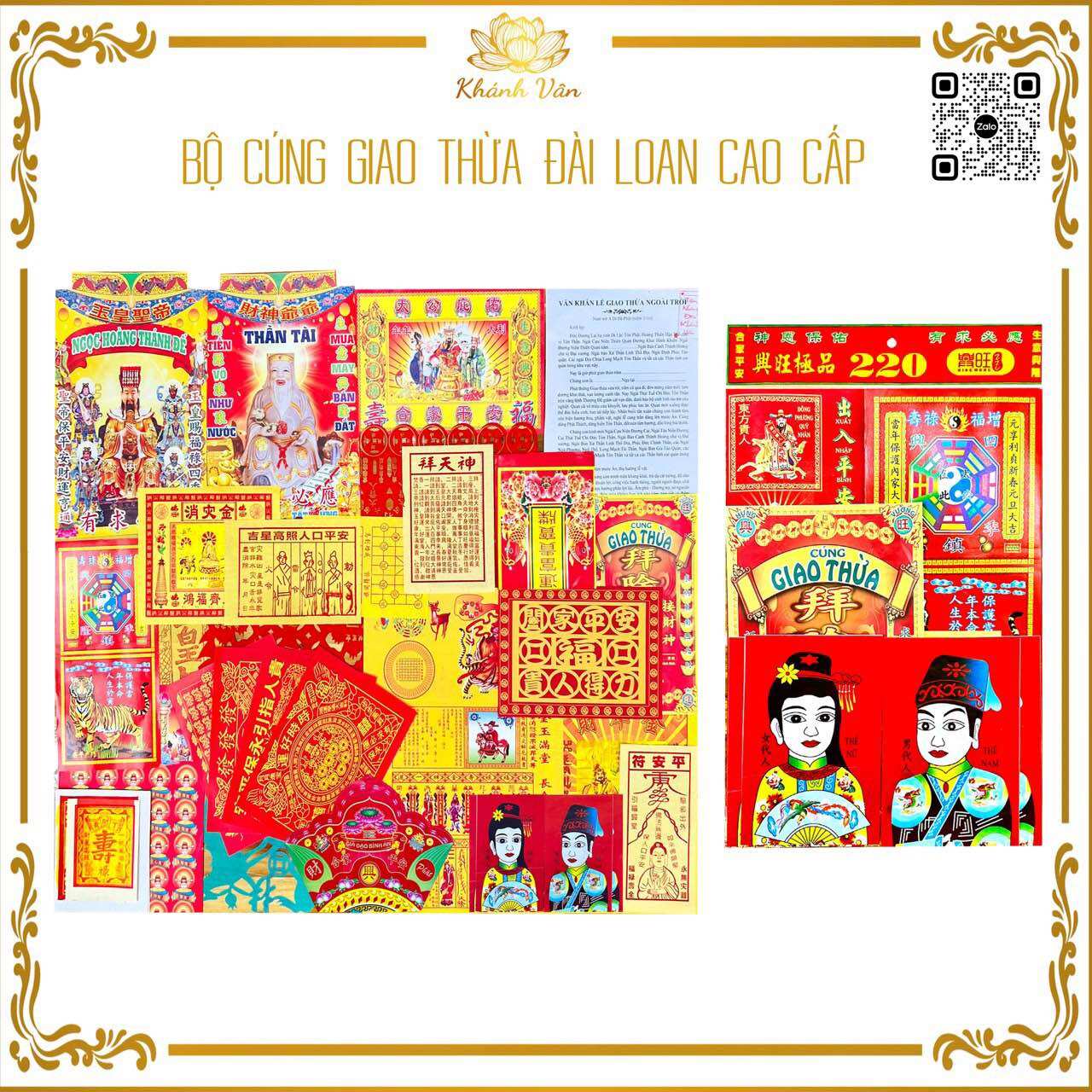 Giấy cúng giao thừa đêm 30