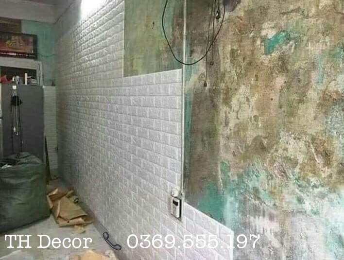 Combo 10 tấm màu trắng Xốp dán tường giả gạch 3D giá rẻ loại 1 dày 5mm khổ 70x40cm , miếng xốp dán tường ,mút xốp, tấm xốp chất lượng, giấy dán tường giá sỉ , dán tường đẹp rẻ trang trí nhà cửa chống ẩm mốc rẻ đẹp uy tín