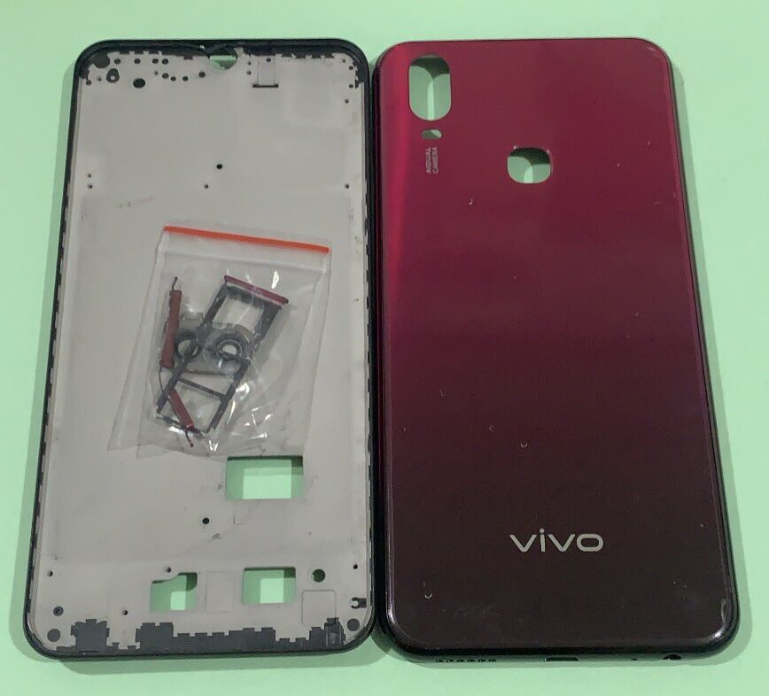 Vỏ Vivo y11 zin full bộ có luôn kính camera sau với khay sim,vỏ đẹp giá lại tốt