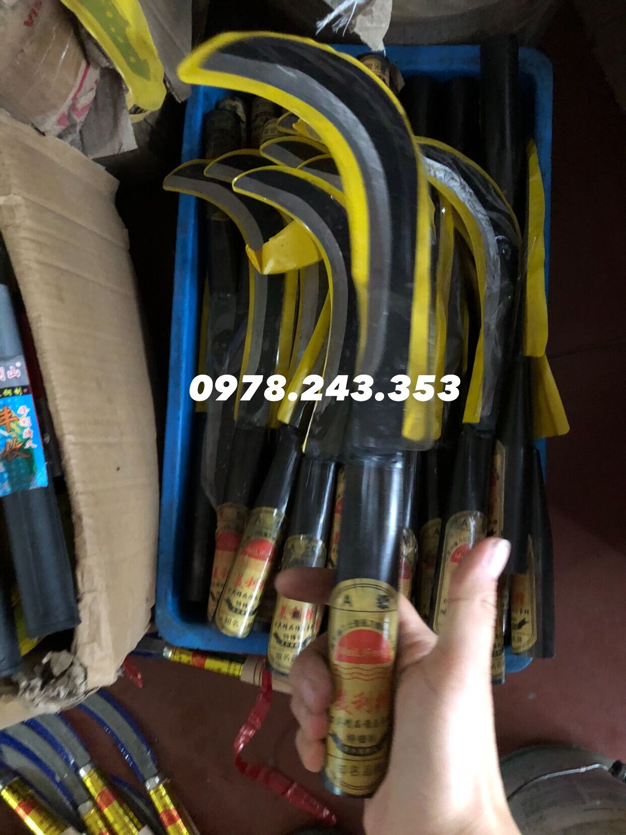 Liềm cắt cỏ lưỡi dao - cắt cỏ ngoặc cây