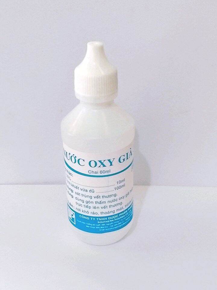 Combo 10 Chai NƯỚC OXY GIÀ  3% Chai 60 ml