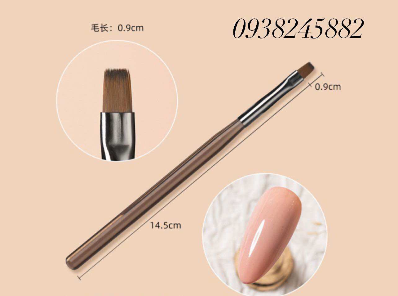 Bộ cọ nail 9 cây cơ bản