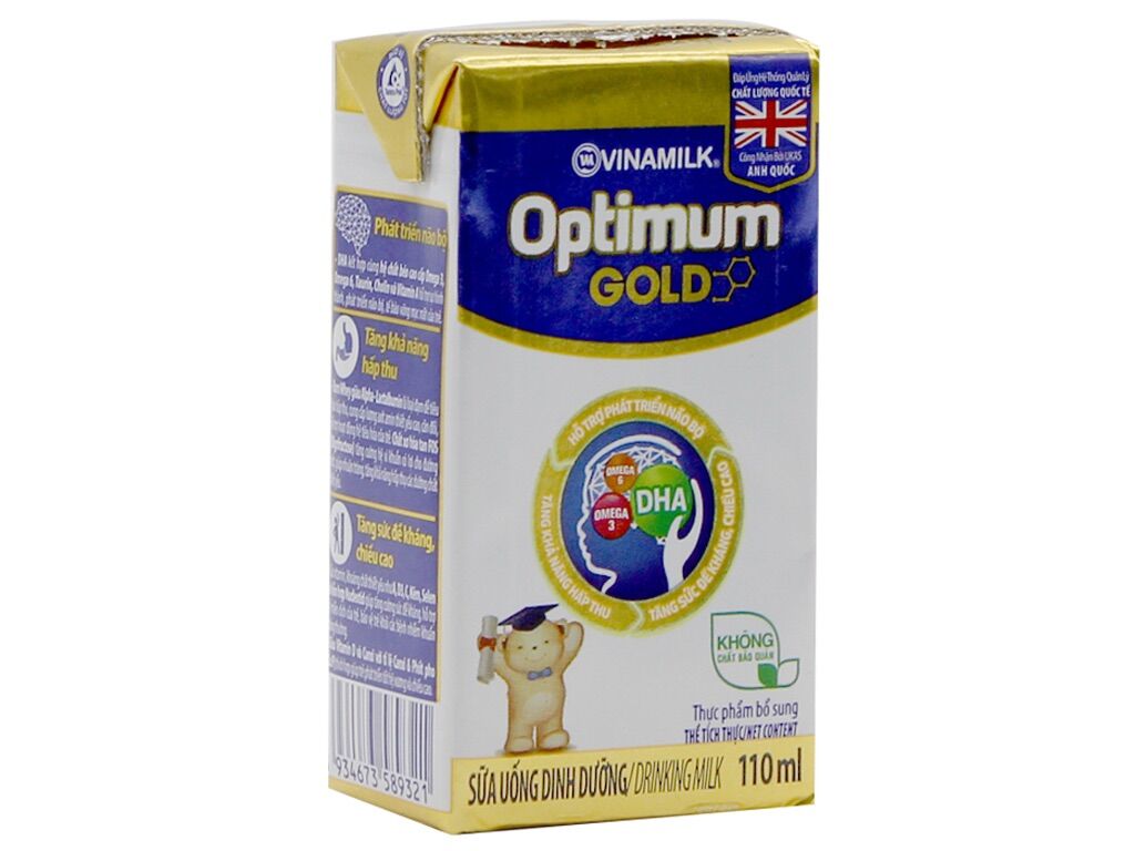 Thùng 48 hộp sữa optimum gold 110ml- date mới