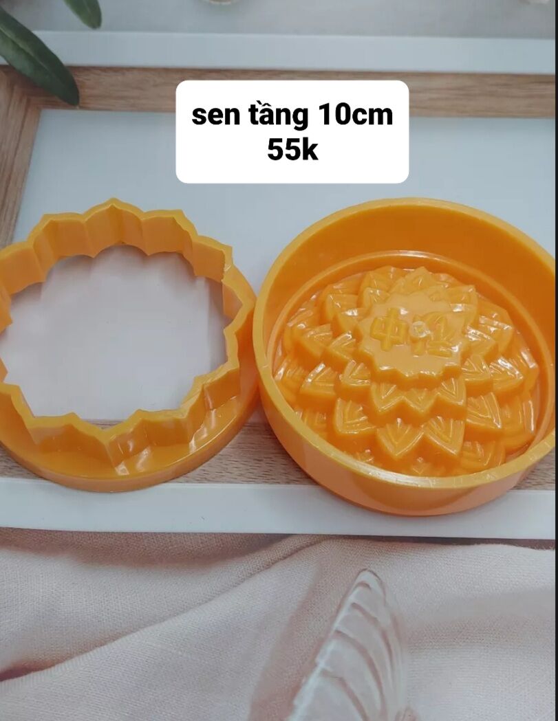 Khuôn xôi sen tầng 2 chi tiết 10cm