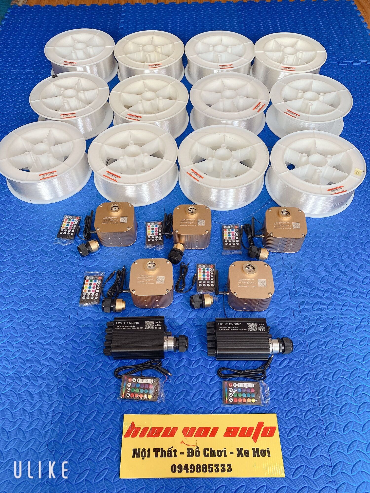 Trần sao rơi có hiệu ứng lấp lánh