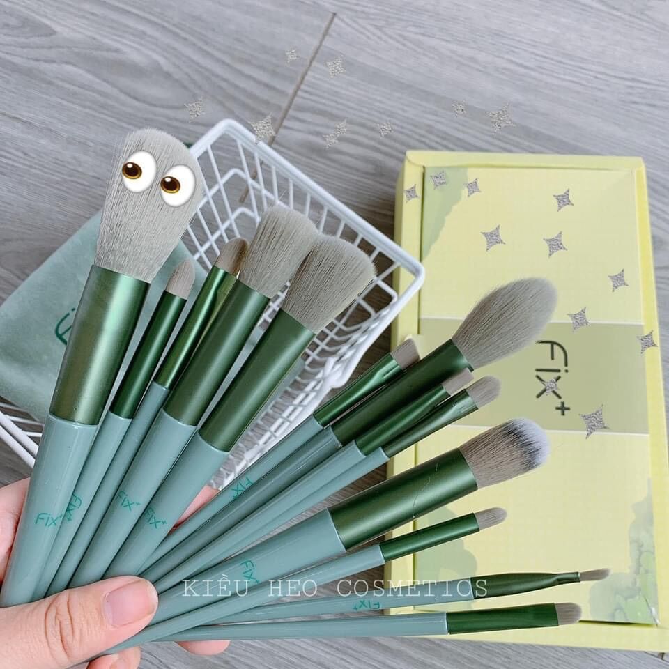 [Cao cấp]Bộ cọ trang điểm cá nhân 13 món Fix+