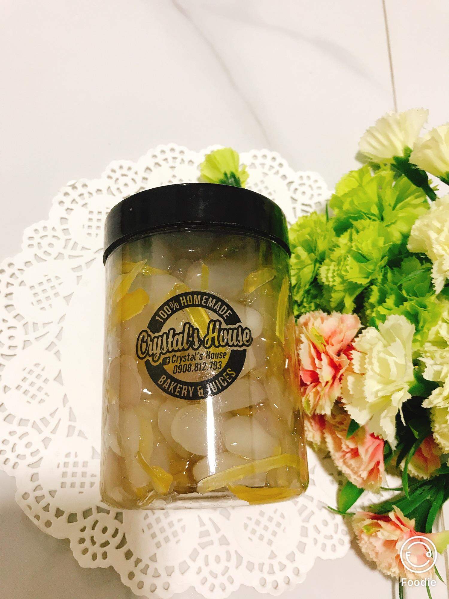 Hạt Đác Rim Gừng và Đường Phèn (700g/hộp)-Đặc Biệt Không Chất Bảo Quản và Chất Phụ Gia