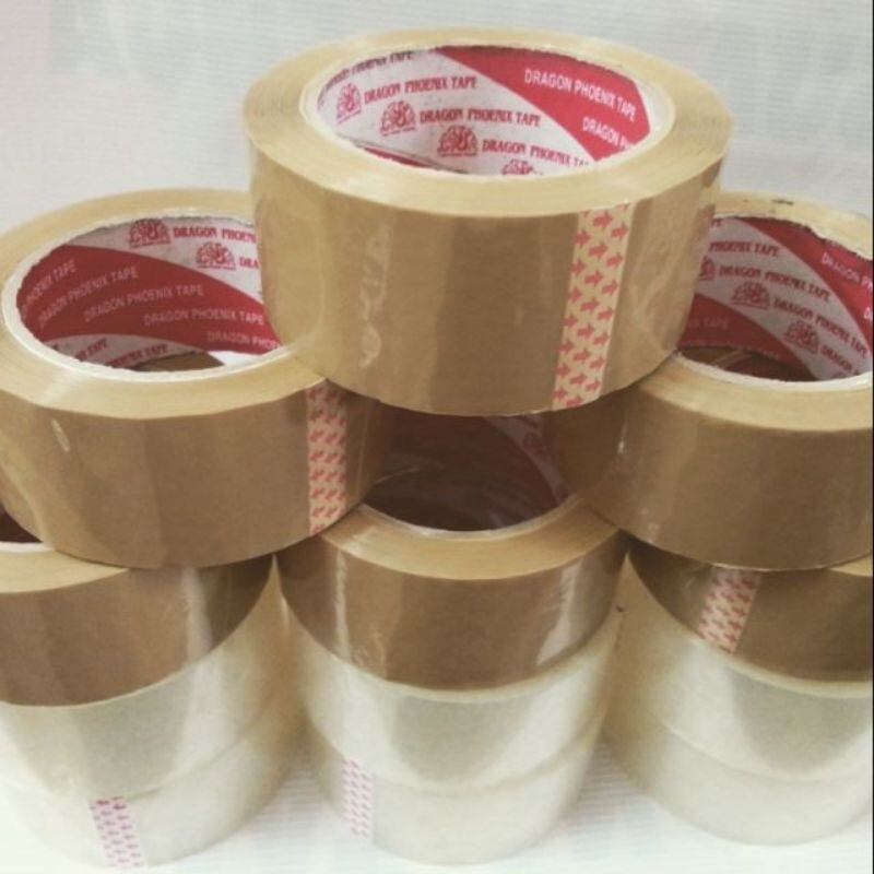 1 cuộn băng keo trong/đục 200ya 200yard 6f