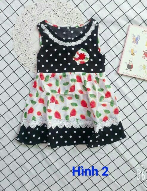 Đầm lụa bé gái 7-22kg
