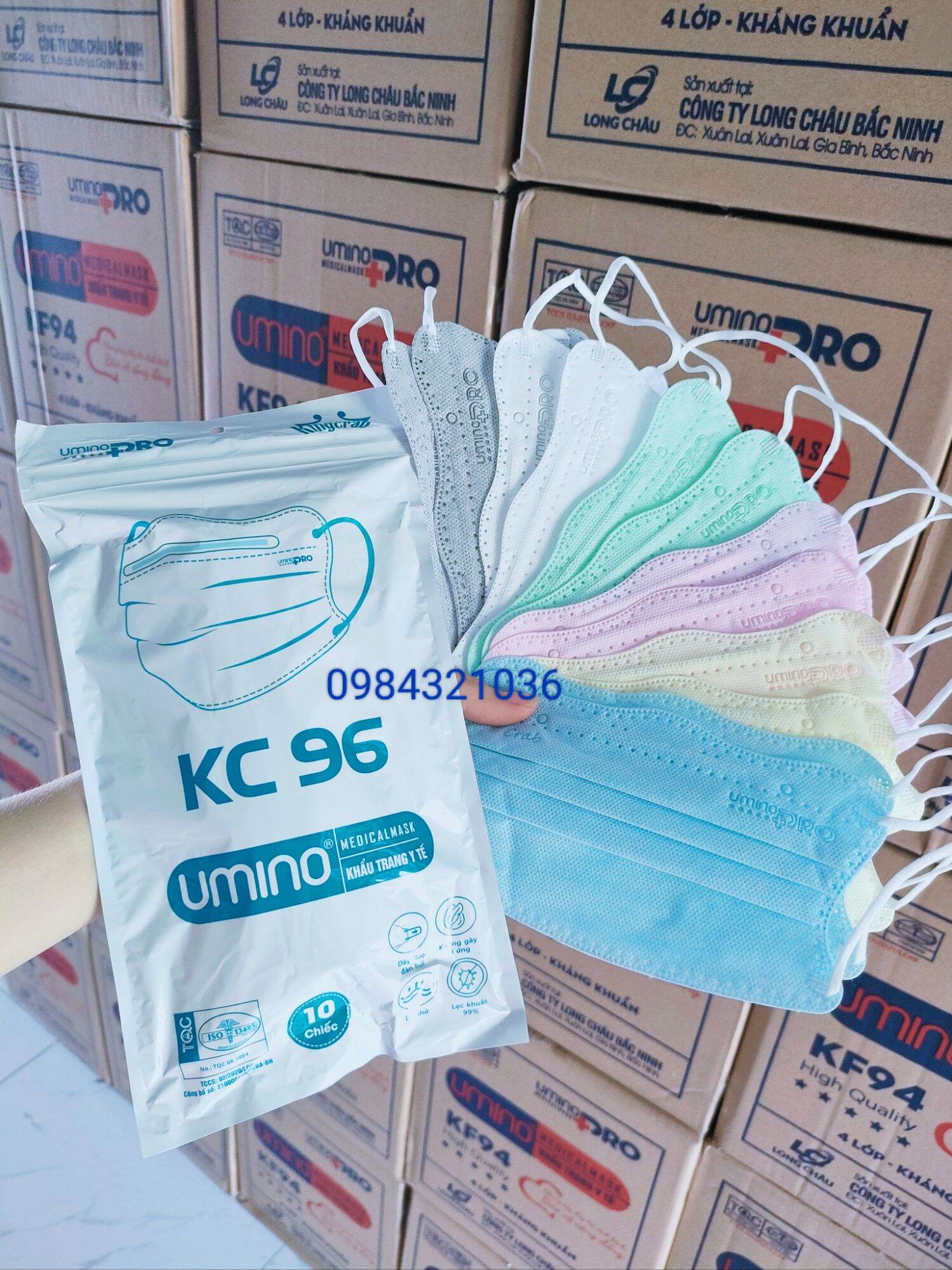 Khẩu trang Y tế Cua UNIMO King Crab thiết kế hình cua mẫu mới hot trend 2022