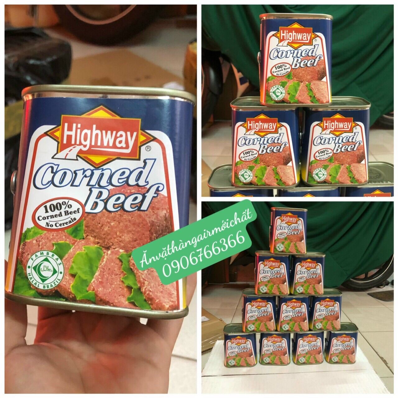 [New Date 02/2028]Thịt Bò Hầm Highway Corned Beef Hộp 340 gram Lazada.vn