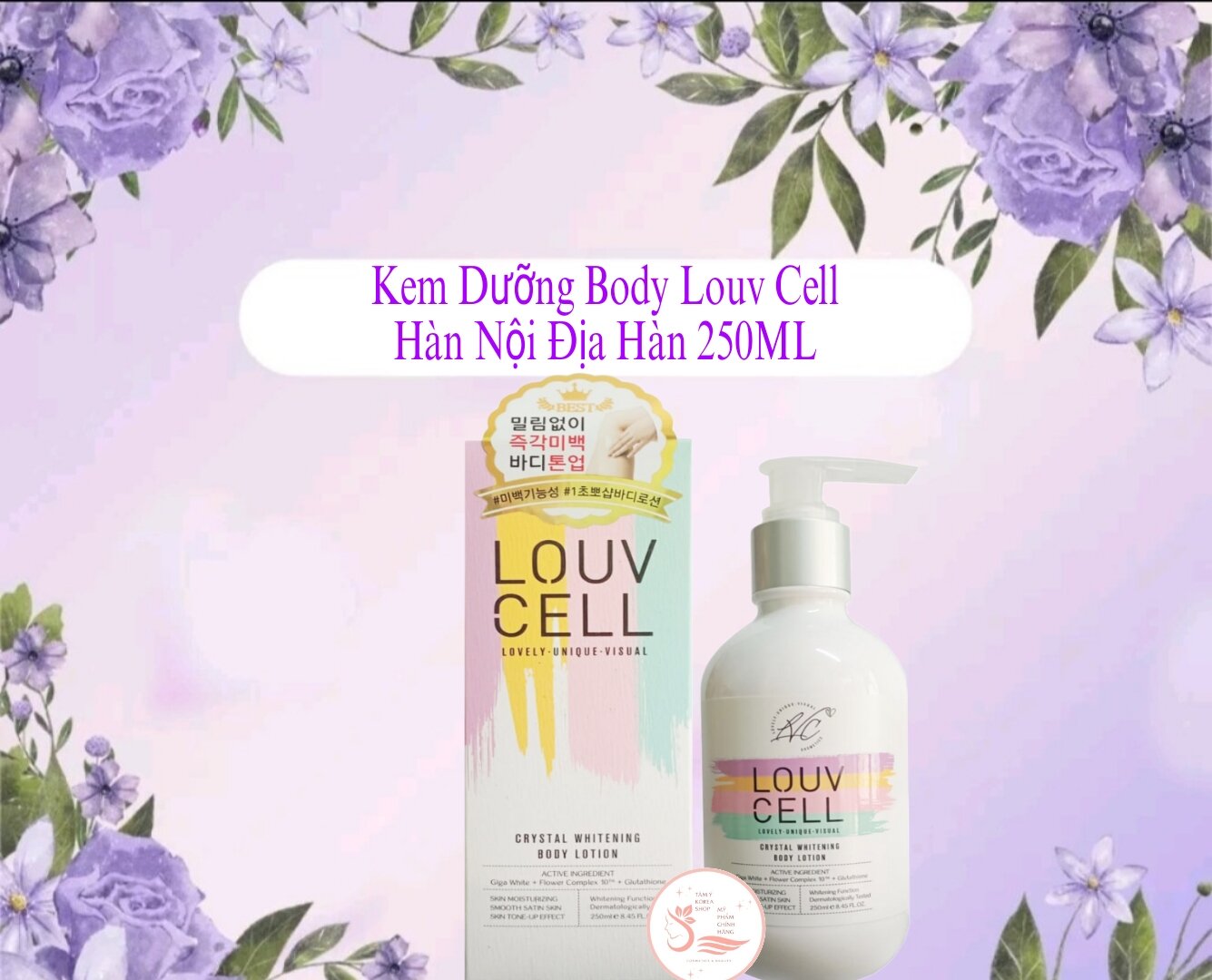 Kem Dưỡng Body Louv Cell Hàn Nội Địa Hàn 250ML