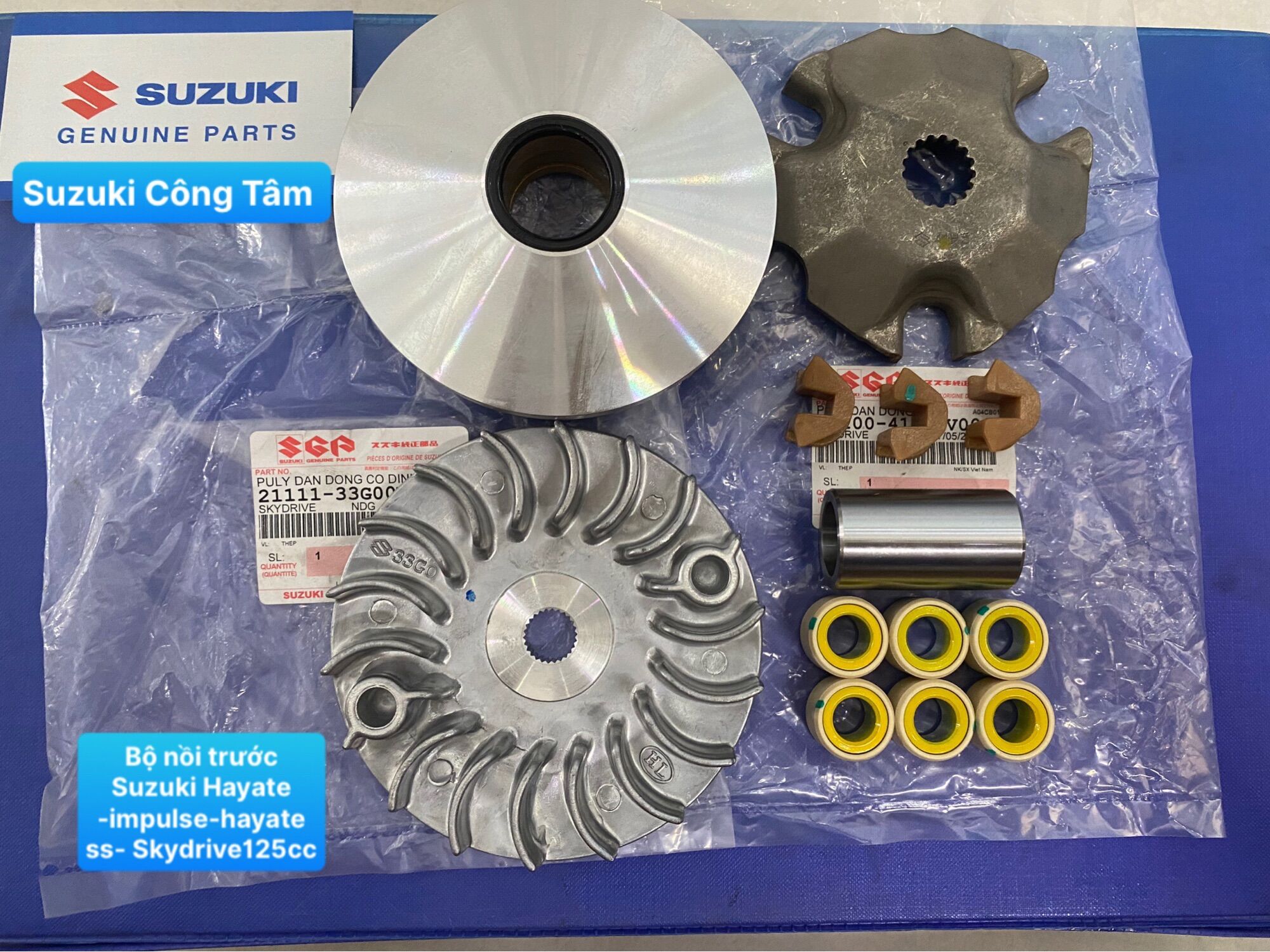 Bộ Nồi trước Suzuki Hayate -125cc