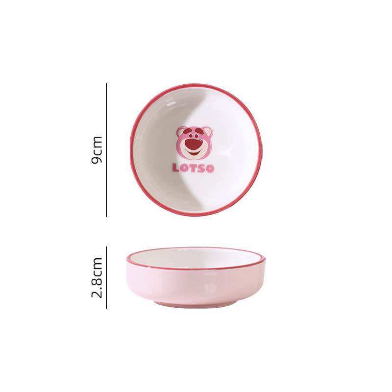Chén sứ chấm gia vị Gấu Dâu