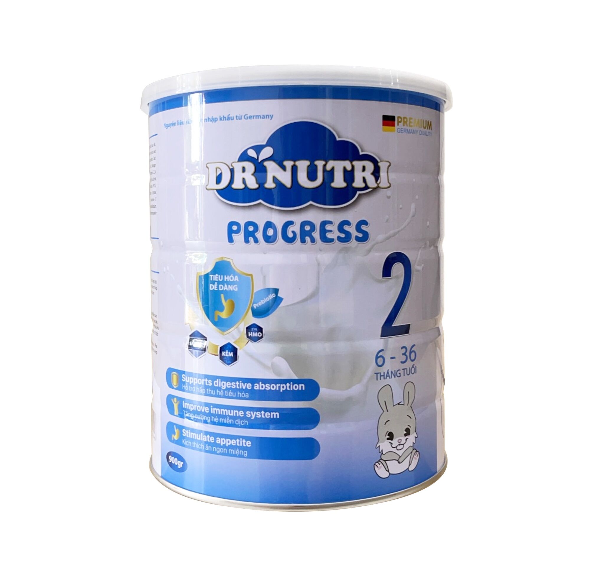 Sữa bột dinh dưỡng cao năng lượng phát triển chiều cao và trí não Dr Nutri Progress 900g