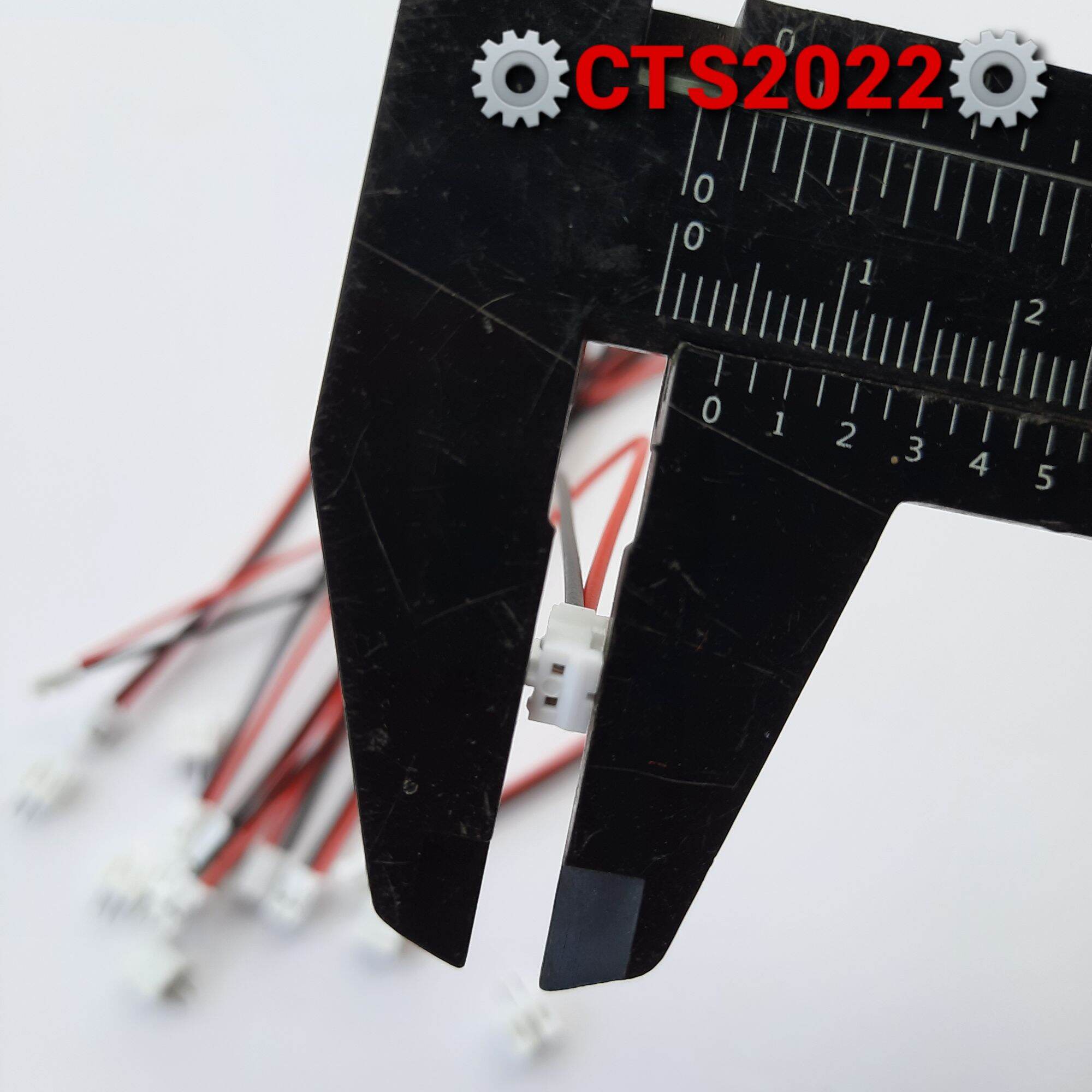 Jack cắm JST XH2.5- 2 chân dài 120mm