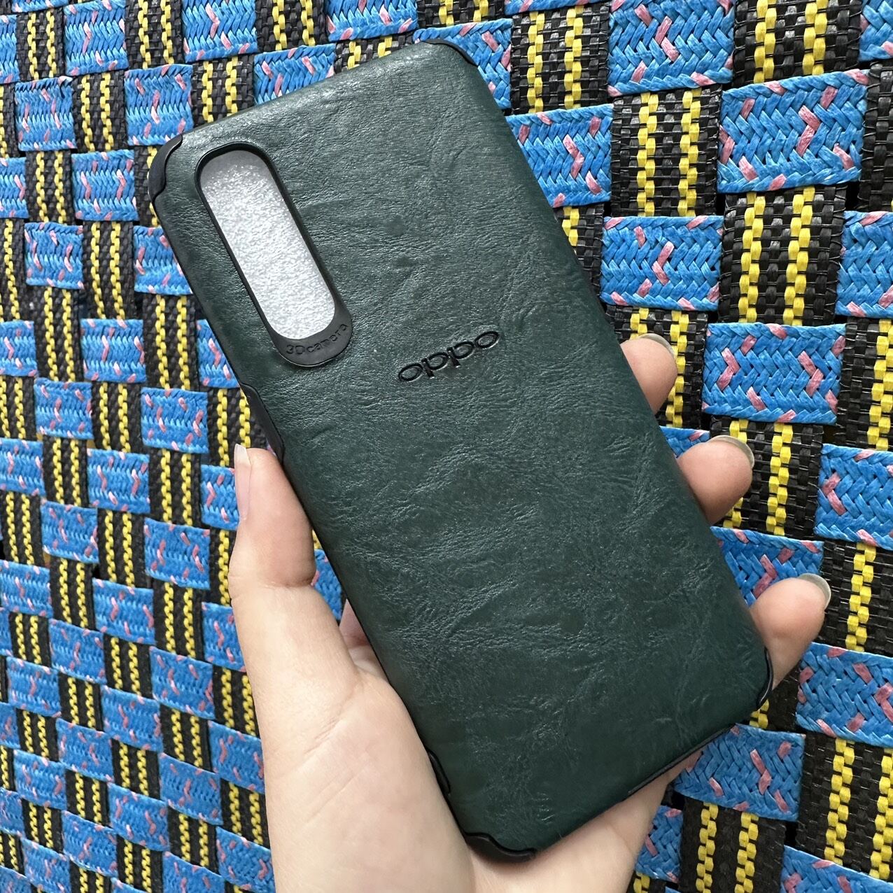 Case ốp lưng Oppo Reno 3 pro dẻo kiểu da mềm mịn ôm máy bảo vệ camera