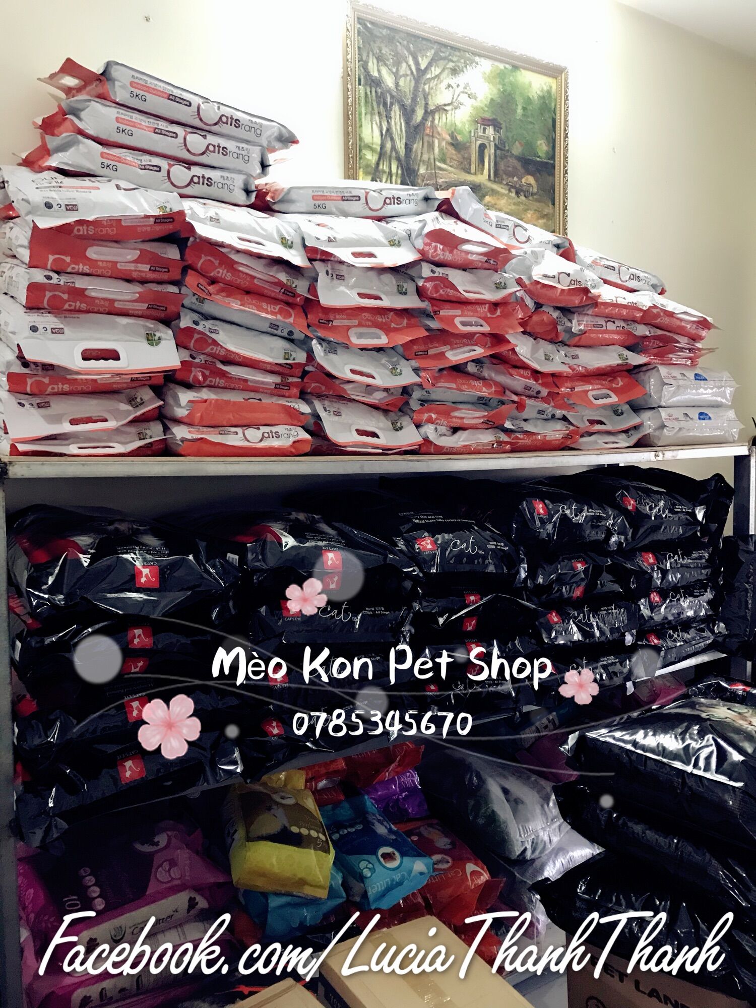 Thức ăn hạt cho mèo Cats eye 13.5 kg