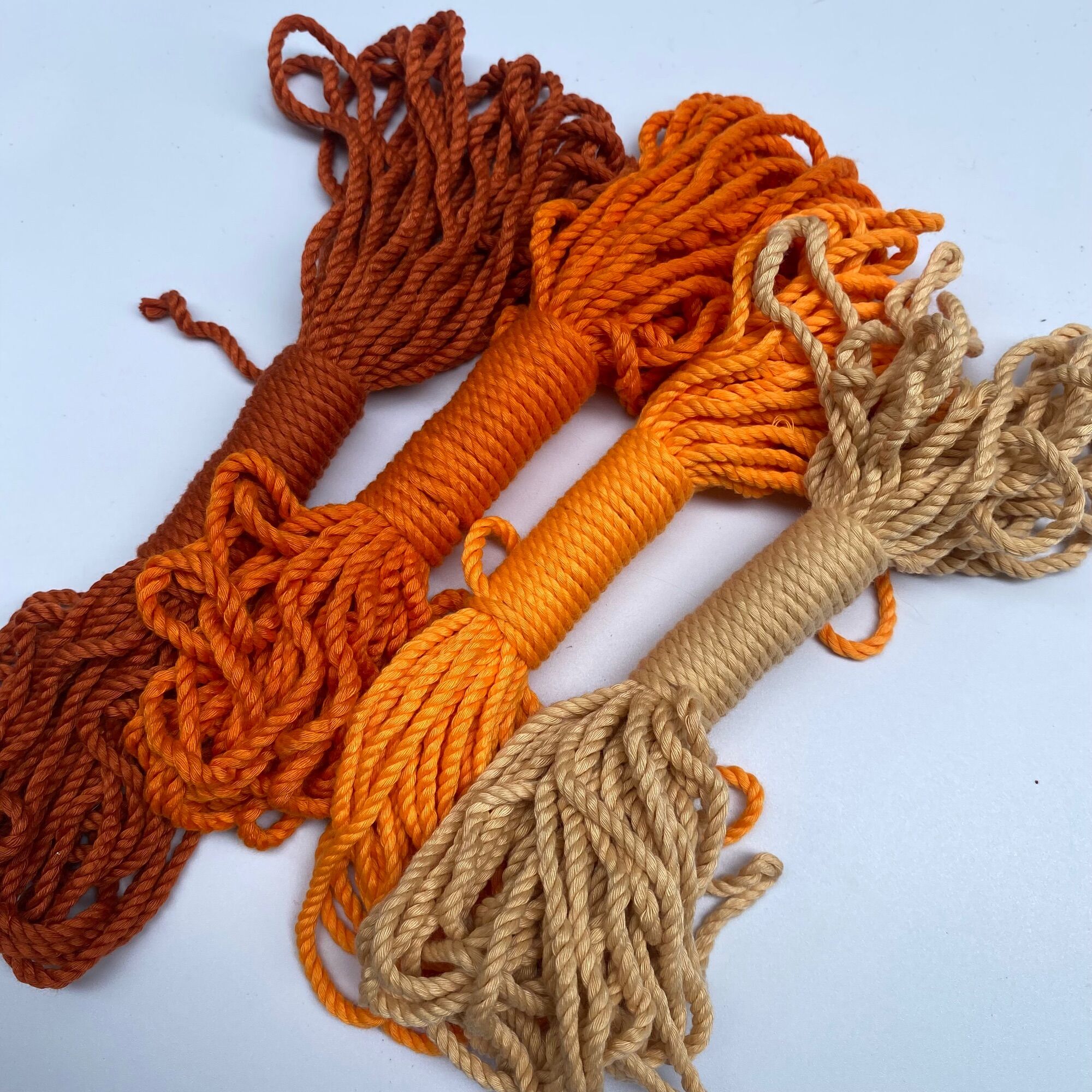 10mét Dây Thừng macrame xoắn 3mm đủ màu